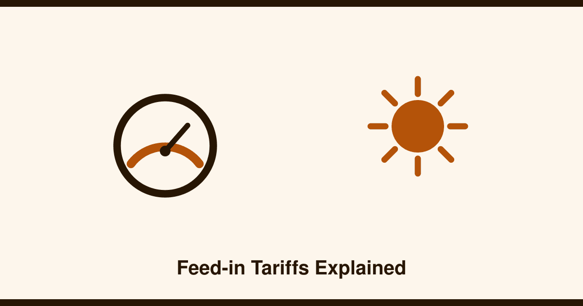 Feed-in tariffs in 2026: why self-consumption beats exporting