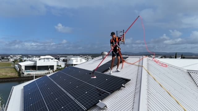 Coastal Solar Panel Cleaning