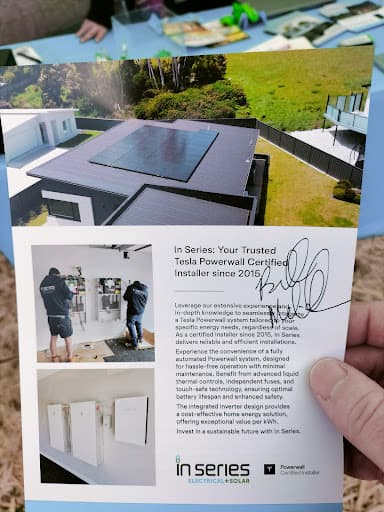 In Series Electrical and Solar — Customer photo