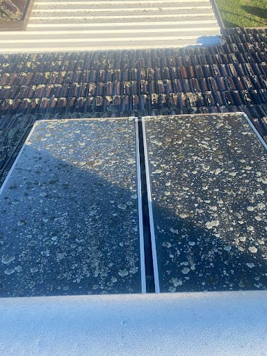 Solar Panel Cleaning — Customer photo