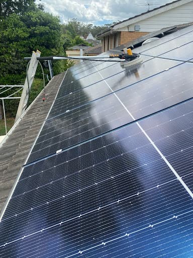 Solar Panel Cleaning — Customer photo