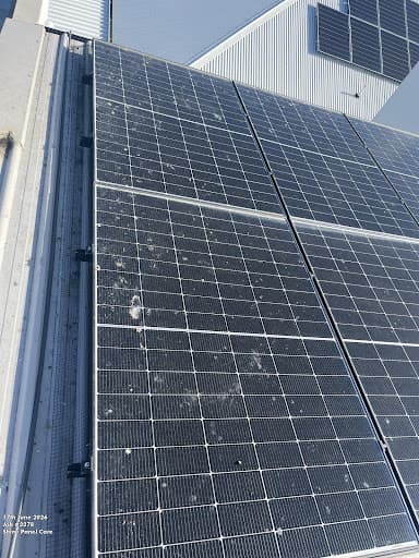 Solar Panel Bird Proofing | Shine Panel Care — Customer photo