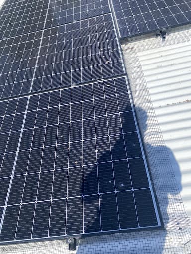 Solar Panel Bird Proofing | Shine Panel Care — Customer photo