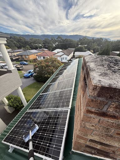 Solar Power Cleaning — Customer photo