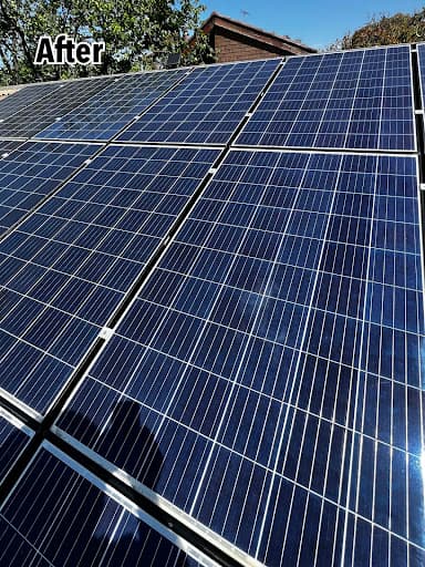 Capital Solar Panels Cleaning — Customer photo