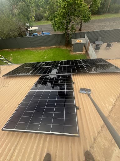 Dubbo Solar Panel Cleaning — Customer photo
