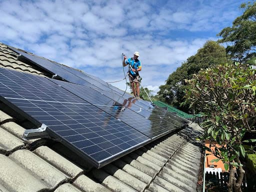 Solar Power Cleaning — Customer photo